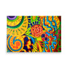  bright, multicolored geometric oil painting print 24"x36"