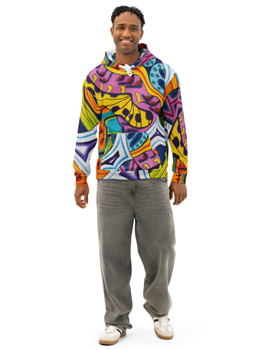 Data Bubble All Over Print Hoodie