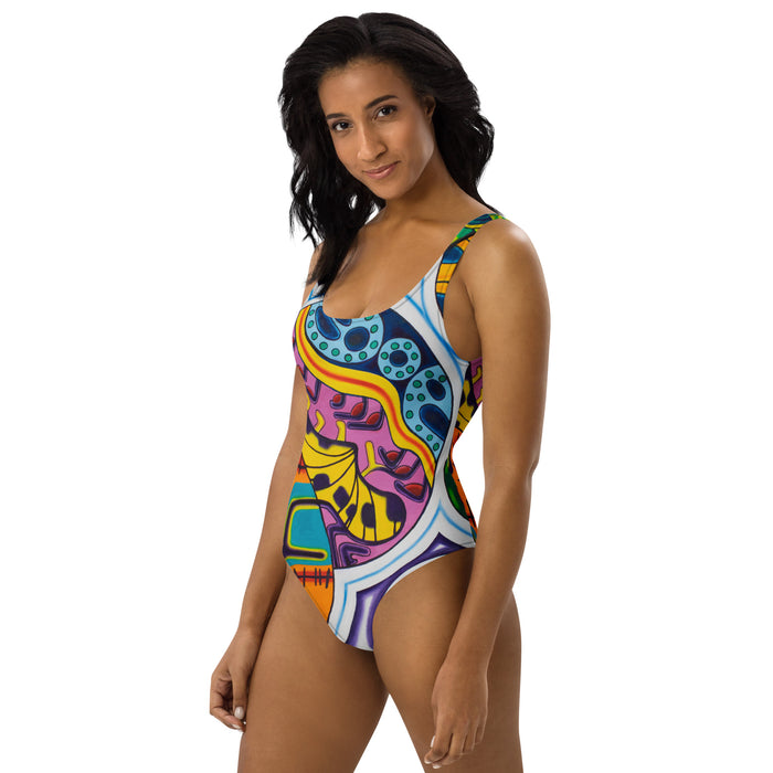 Circular Vibes One-Piece Swimsuit